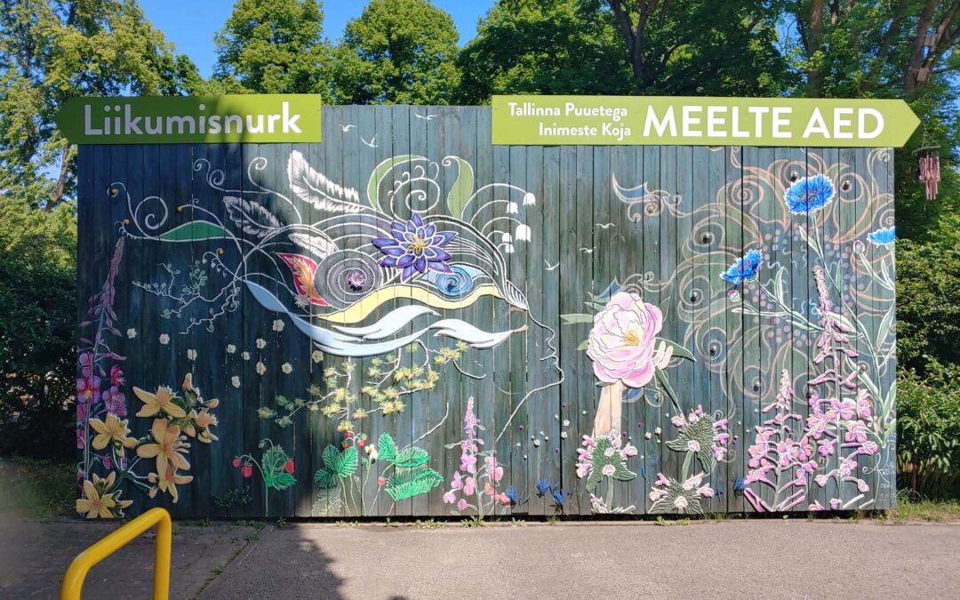 Sensory Mural “Stop and Smell the Flowers”